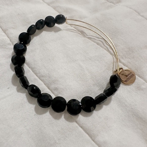 Elegant Black and Blue Beaded Bracelets SET OF 3 - Picture 5 of 5